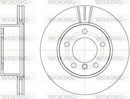 Woking D6651.10 - Kočioni disk www.molydon.hr