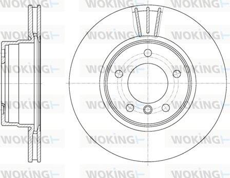 Woking D6653.10 - Kočioni disk www.molydon.hr