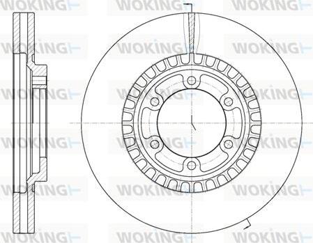 Woking D6669.10 - Kočioni disk www.molydon.hr