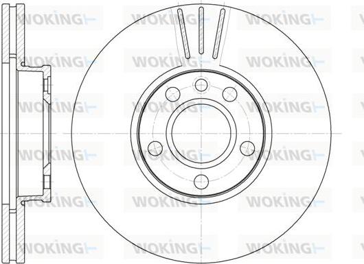 Woking D6660.10 - Kočioni disk www.molydon.hr