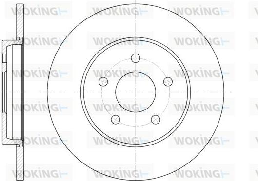 Motaquip LVBE258Z - Kočioni disk www.molydon.hr