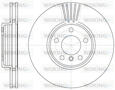 Woking D6600.10 - Kočioni disk www.molydon.hr