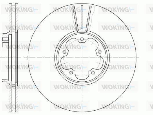 Woking D6608.10 - Kočioni disk www.molydon.hr