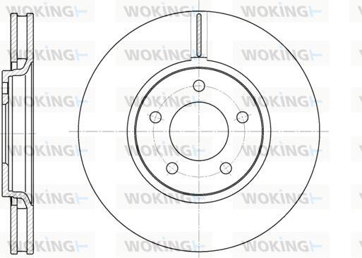 Woking D6602.10 - Kočioni disk www.molydon.hr