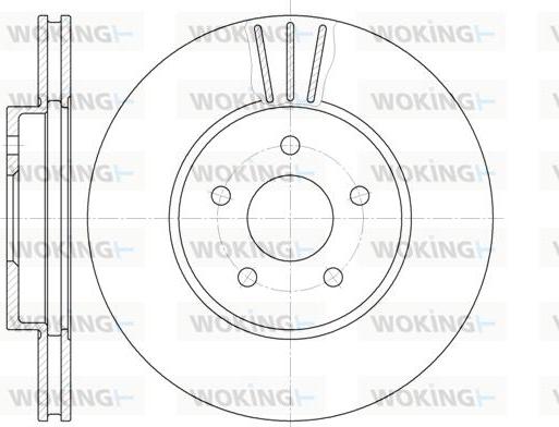 Woking D6607.10 - Kočioni disk www.molydon.hr