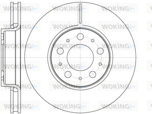 Woking D6619.10 - Kočioni disk www.molydon.hr