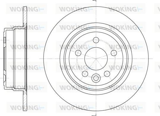 Woking D6615.00 - Kočioni disk www.molydon.hr