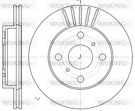 Woking D6618.10 - Kočioni disk www.molydon.hr