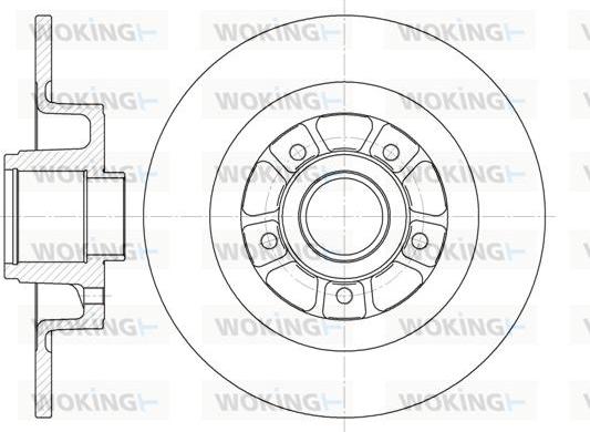 Woking D6613.00 - Kočioni disk www.molydon.hr