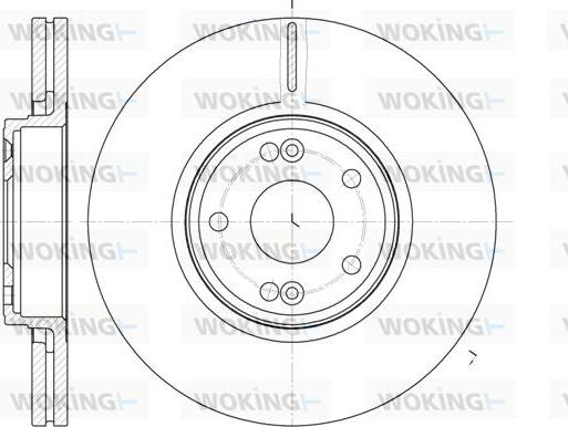 Woking D6612.10 - Kočioni disk www.molydon.hr