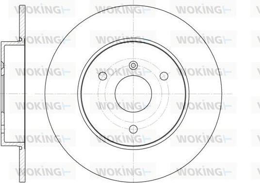 Woking D6617.00 - Kočioni disk www.molydon.hr