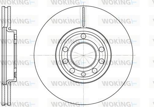 Woking D6689.10 - Kočioni disk www.molydon.hr