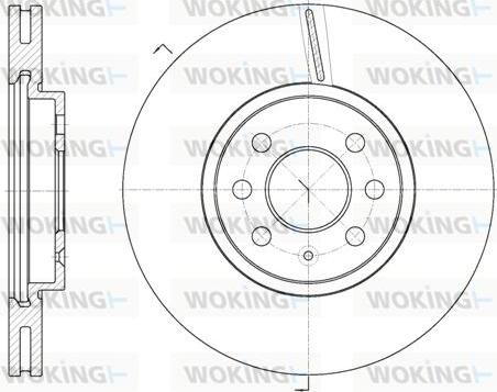 Woking D6685.10 - Kočioni disk www.molydon.hr