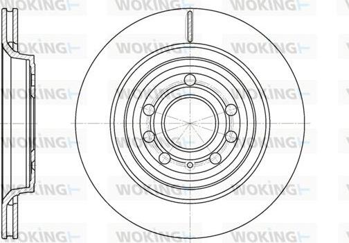 Woking D6686.10 - Kočioni disk www.molydon.hr