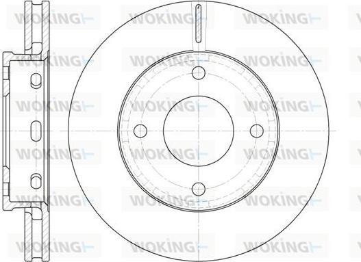 Woking D6680.10 - Kočioni disk www.molydon.hr