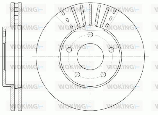 Woking D6681.10 - Kočioni disk www.molydon.hr