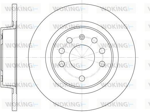 Woking D6688.00 - Kočioni disk www.molydon.hr