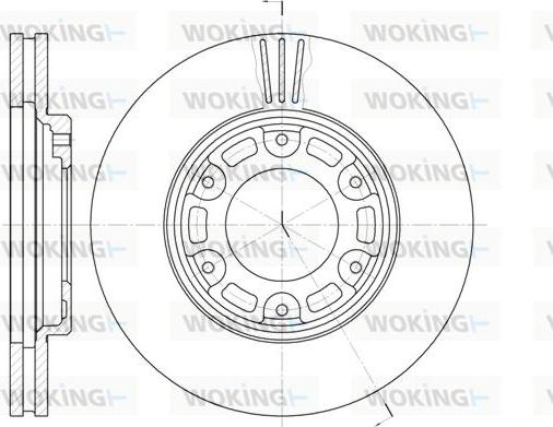 Woking D6634.10 - Kočioni disk www.molydon.hr