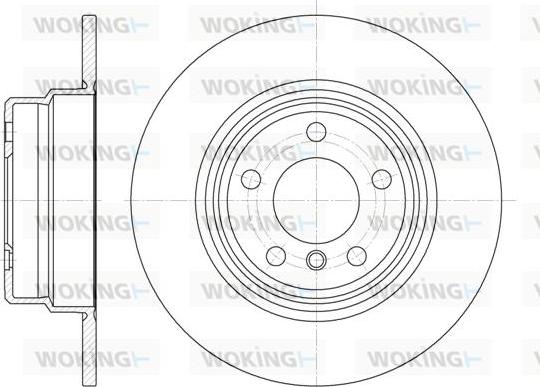 Woking D6632.00 - Kočioni disk www.molydon.hr