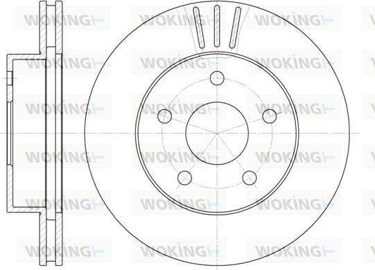 Woking D6626.10 - Kočioni disk www.molydon.hr