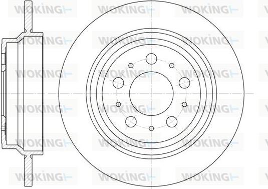 Woking D6620.00 - Kočioni disk www.molydon.hr