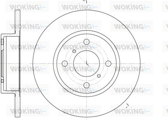 Woking D6621.00 - Kočioni disk www.molydon.hr