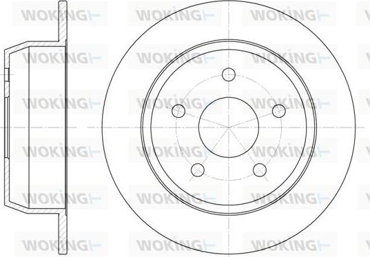 Woking D6628.00 - Kočioni disk www.molydon.hr