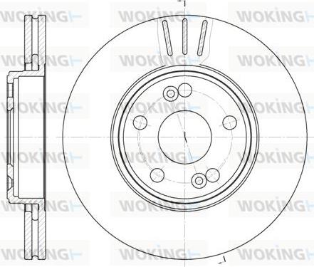 Woking D6622.10 - Kočioni disk www.molydon.hr