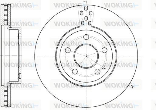 Woking D6679.10 - Kočioni disk www.molydon.hr