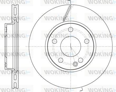 Woking D6675.10 - Kočioni disk www.molydon.hr