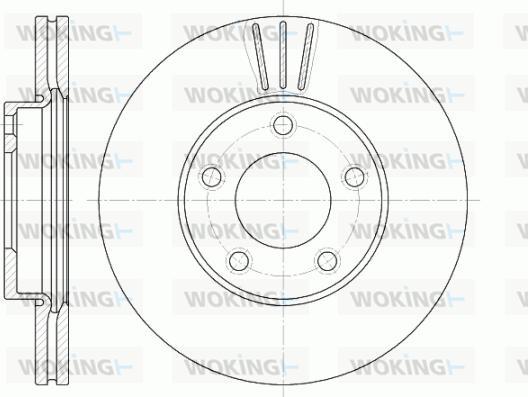 Woking D6671.10 - Kočioni disk www.molydon.hr