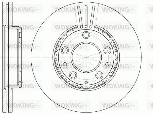 Woking D6673.10 - Kočioni disk www.molydon.hr