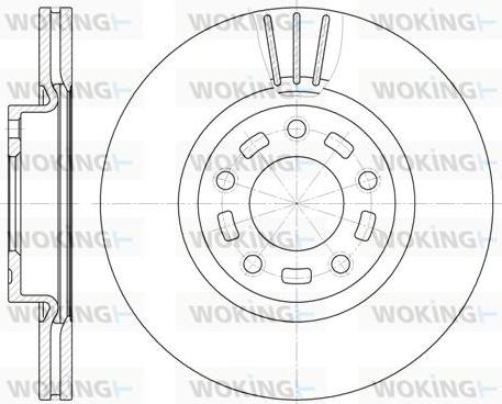 Woking D6672.10 - Kočioni disk www.molydon.hr