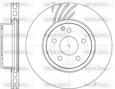 Woking D6677.10 - Kočioni disk www.molydon.hr