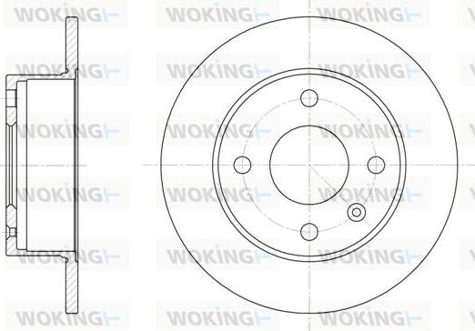 Woking D6095.00 - Kočioni disk www.molydon.hr