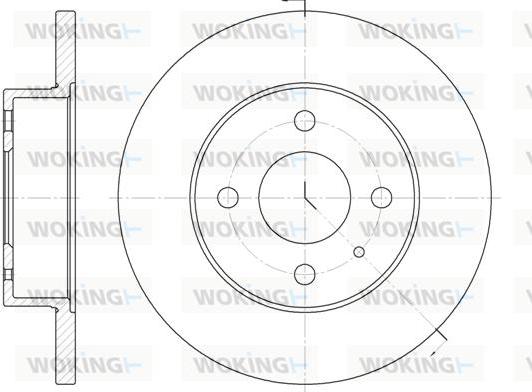 Woking D6090.00 - Kočioni disk www.molydon.hr