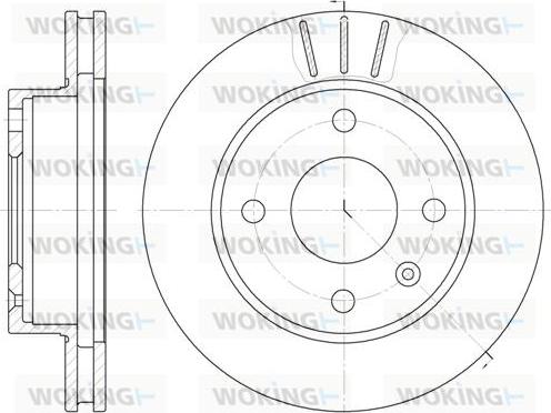 Woking D6097.10 - Kočioni disk www.molydon.hr