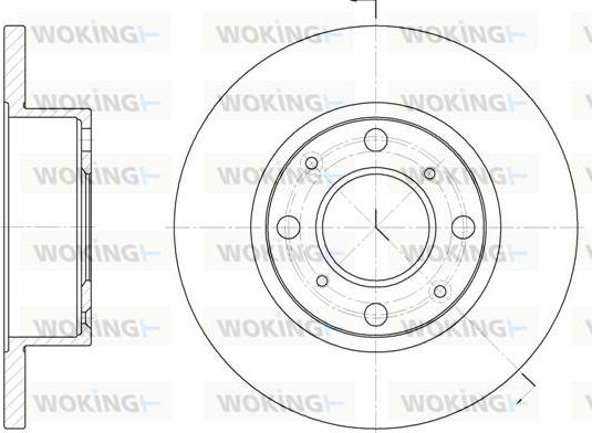 Woking D6041.00 - Kočioni disk www.molydon.hr