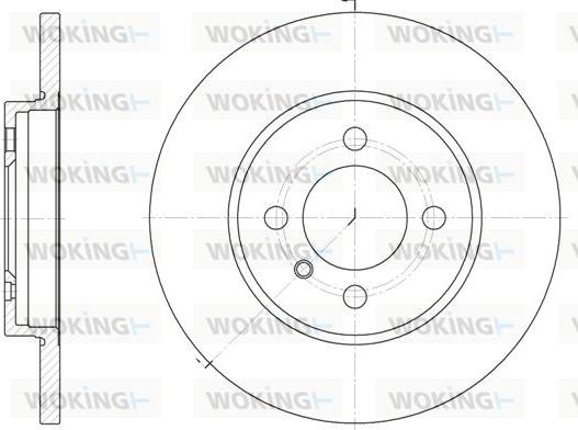 Woking D6058.00 - Kočioni disk www.molydon.hr