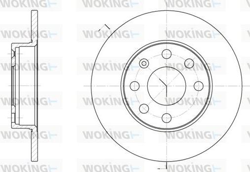 Woking D6057.00 - Kočioni disk www.molydon.hr