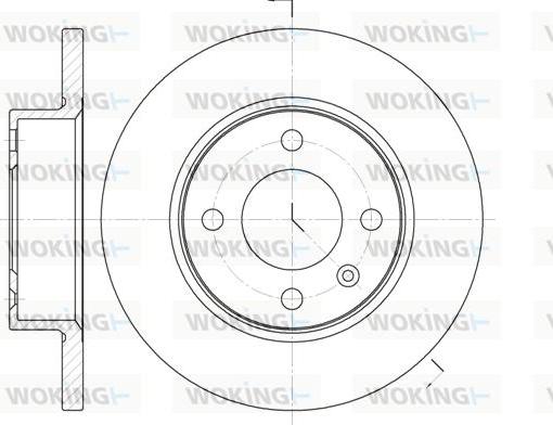 Woking D6060.00 - Kočioni disk www.molydon.hr