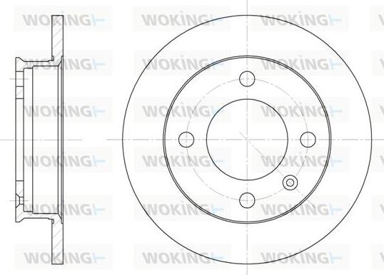 Woking D6019.00 - Kočioni disk www.molydon.hr