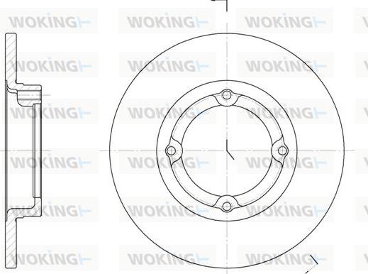 Woking D6014.00 - Kočioni disk www.molydon.hr