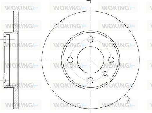 Woking D6088.01 - Kočioni disk www.molydon.hr