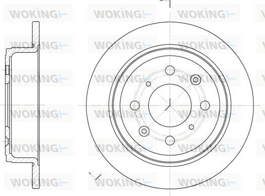 Woking D6083.00 - Kočioni disk www.molydon.hr