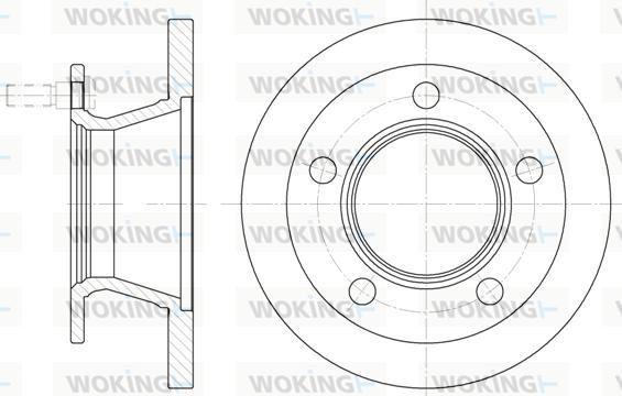 Woking D6082.00 - Kočioni disk www.molydon.hr