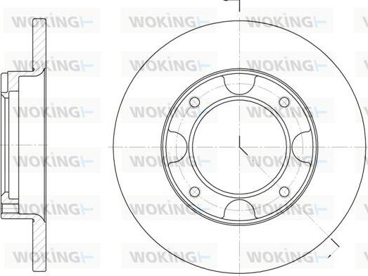 Graf DF2891 - Kočioni disk www.molydon.hr