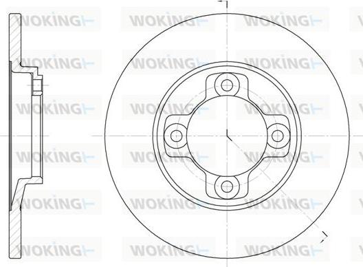 Woking D6031.00 - Kočioni disk www.molydon.hr