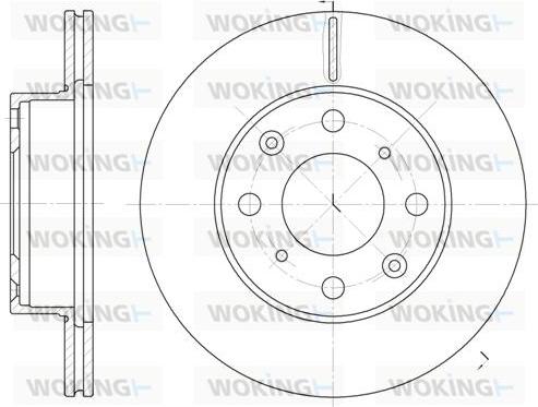 Woking D6038.10 - Kočioni disk www.molydon.hr