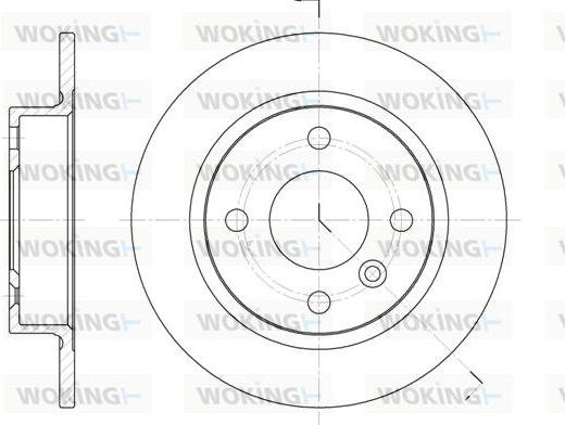 Woking D6032.00 - Kočioni disk www.molydon.hr